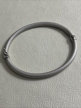 SLC Sterling Mesh Collar bracelet - 925 Marked Silver